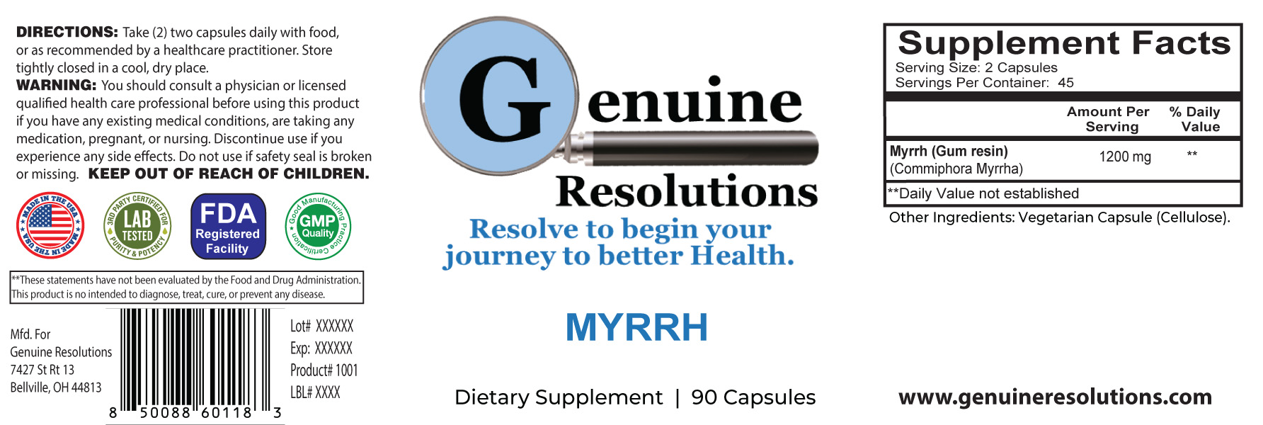 Myrrh - 90ct