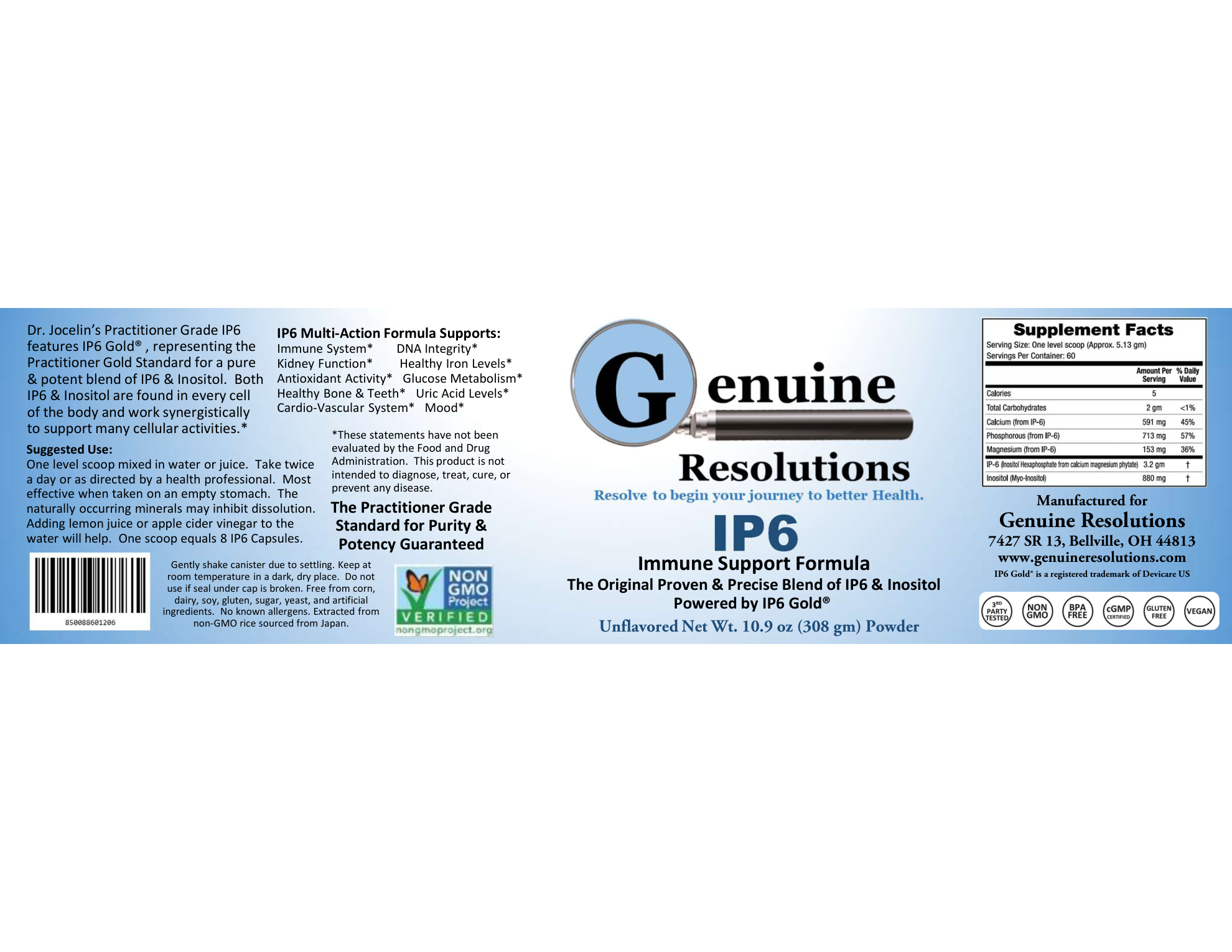 IP6 Immune Support Formula - 10.9 oz